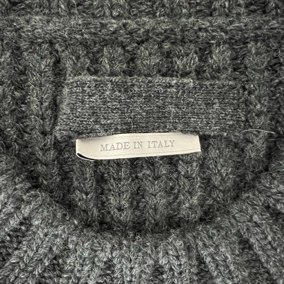 Prada Wool/Cashmere Mock Neck Gray Sweater. Size 58 (US48)MUST READ ABOUT SIZE‼️ - Picture 9 of 16